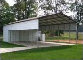 Plainview Arkansas Utility Carports and Combo Carports